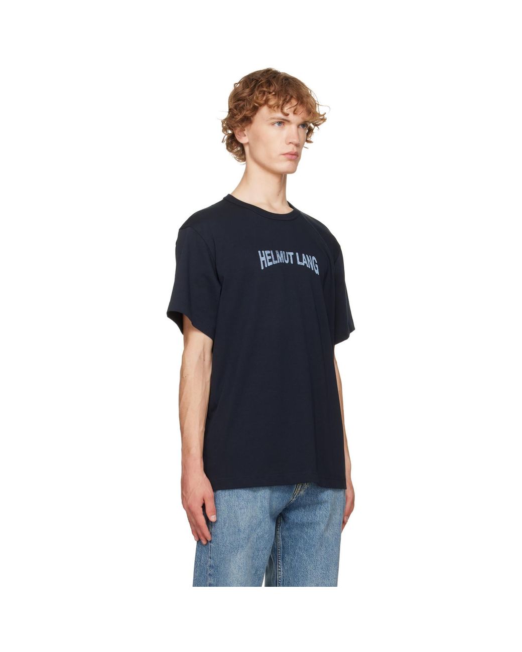 Helmut Lang Blue Ticket T-Shirt for men