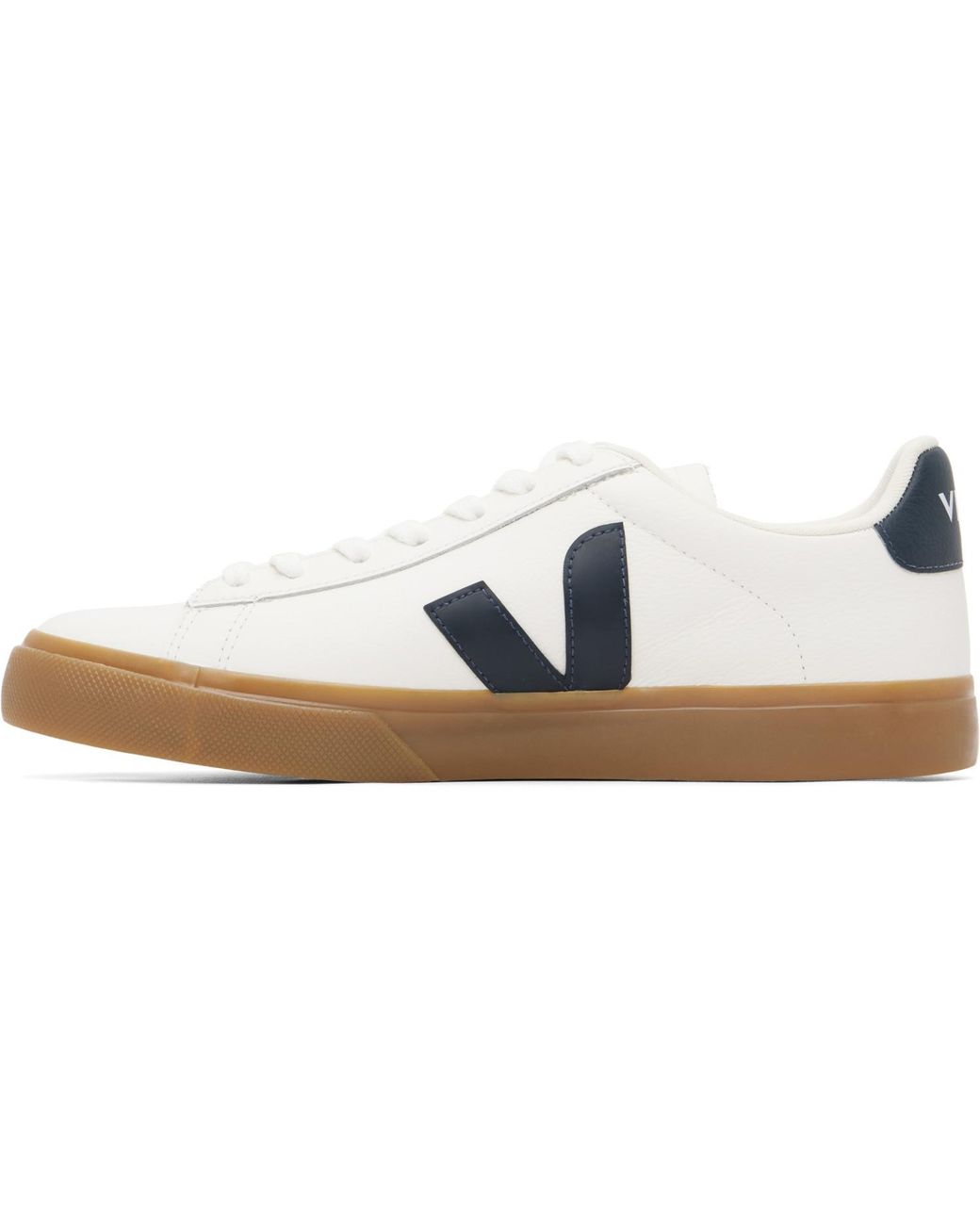 Veja Black Off- Campo Leather Sneakers for men
