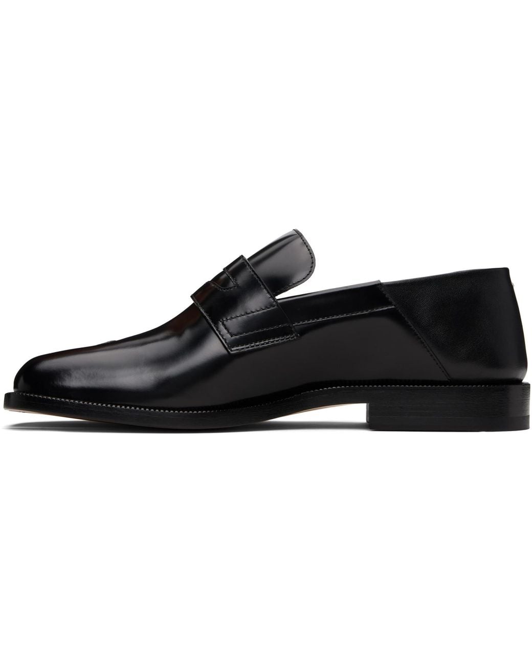 Maison Margiela Black Tabi Babouche Loafers for men