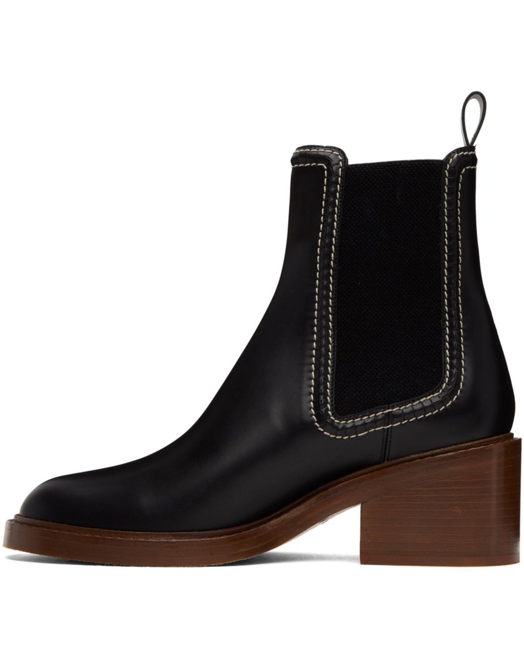 Chloé Black Mallo Boots