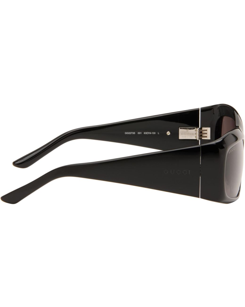 Gucci Brown Rectangular Frame Sunglasses