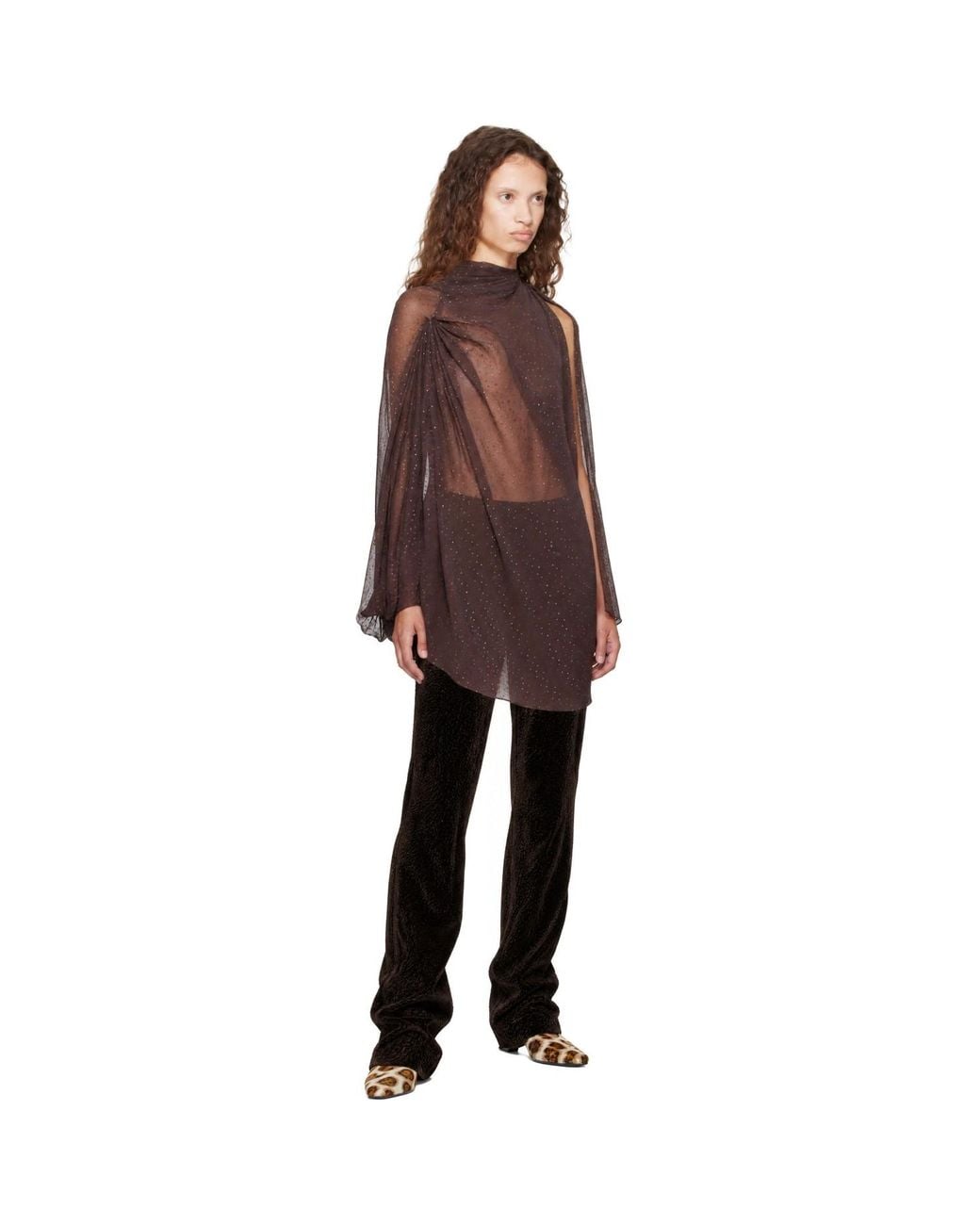 Kiko Kostadinov Black Cassowary Trousers