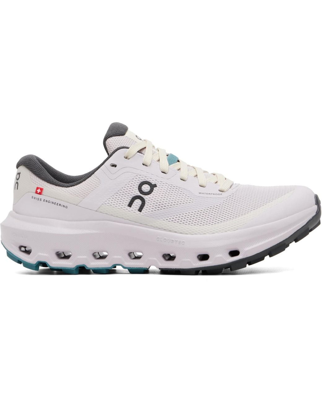 On Shoes White Cloudvista 3 Waterproof Sneakers