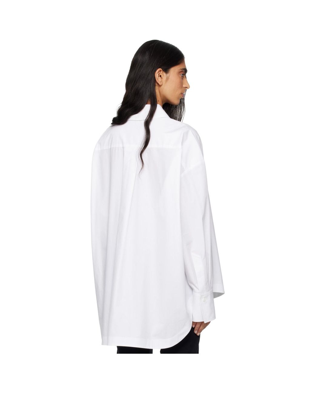 The Attico White Diana Shirt
