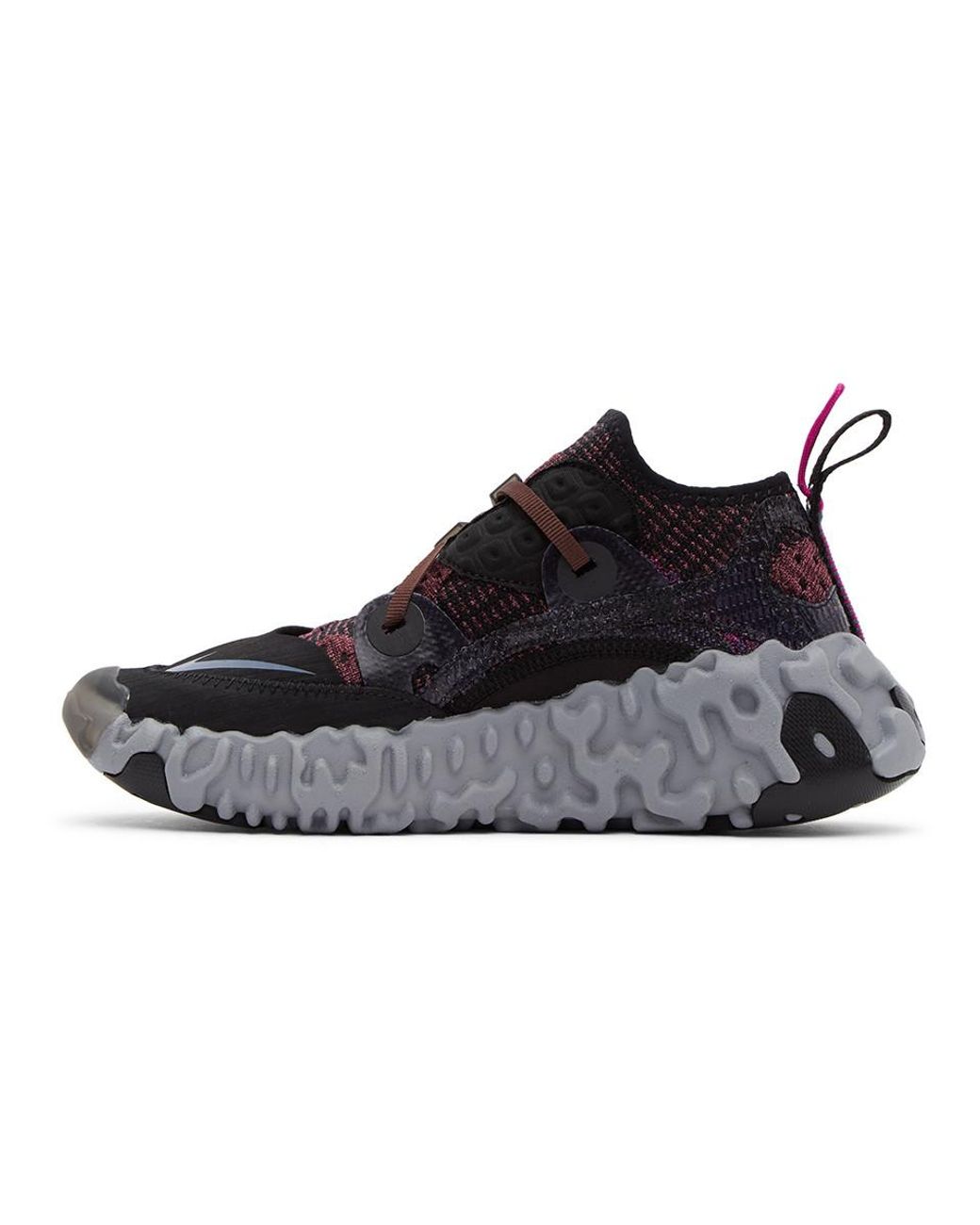 nike react ispa flyknit mesh sneakers