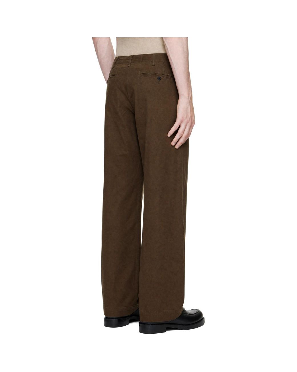 RRL Brown Chino Field Trousers for men