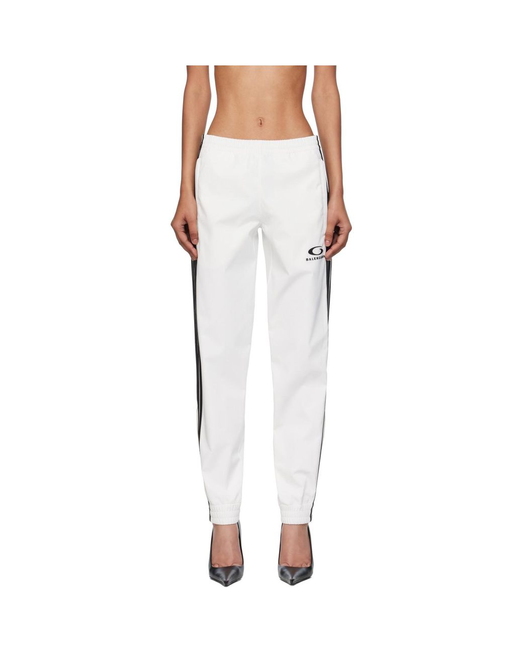 Balenciaga Black Striped Track Pants