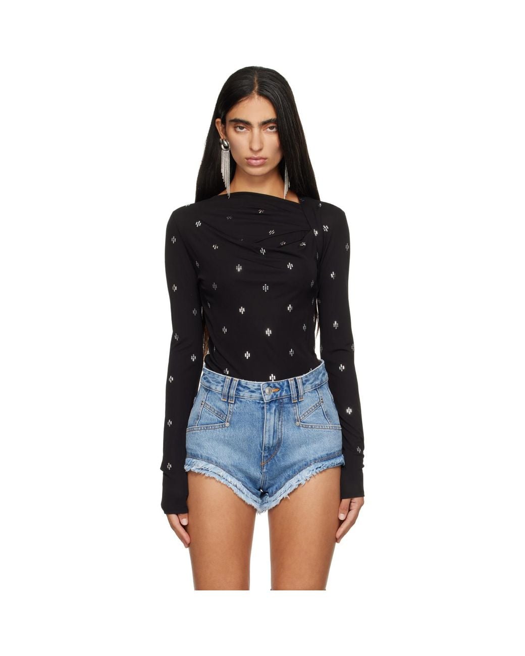 Isabel Marant Black Myza Blouse