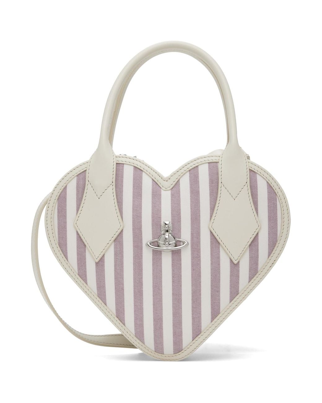 Vivienne Westwood Multicolor Off- & Josephine Heart Crossbody Bag