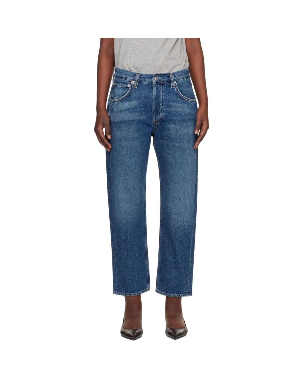 Citizens of Humanity Blue Winslow Boyfriend Jeans