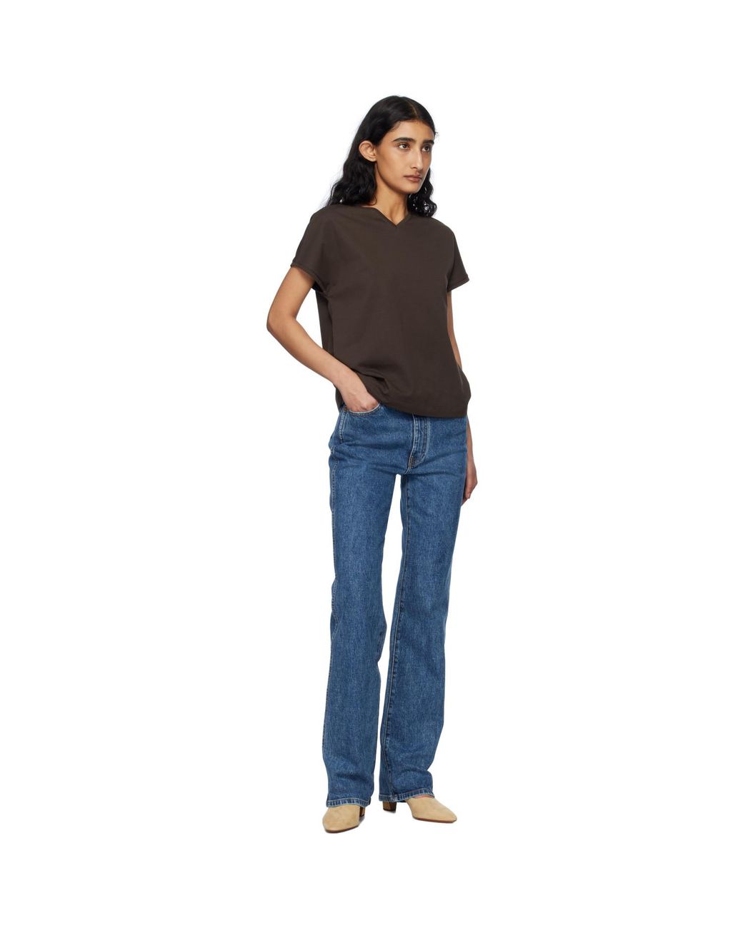 Khaite Blue Danielle Jeans
