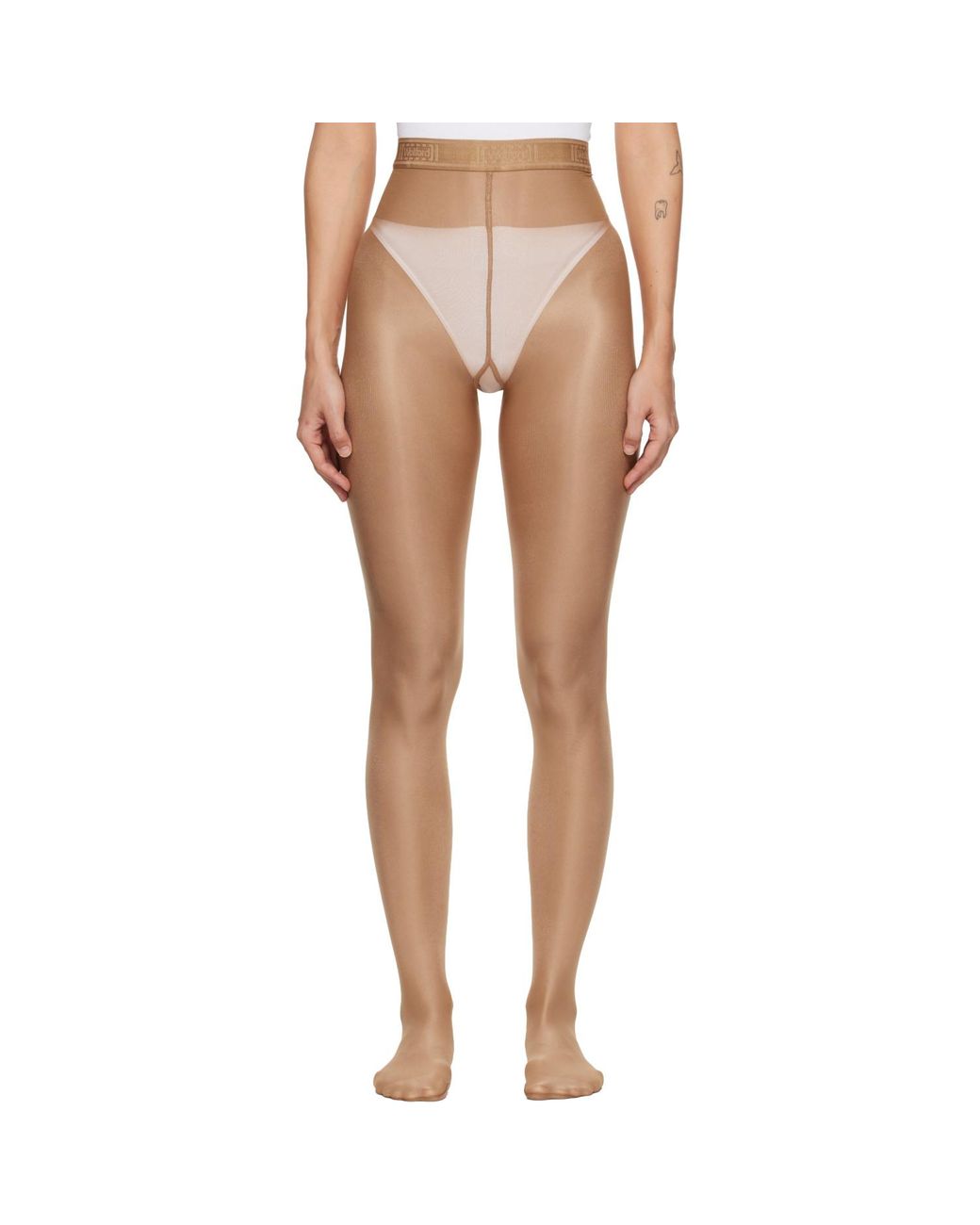 Wolford Multicolor Tan Neon 40 Tights
