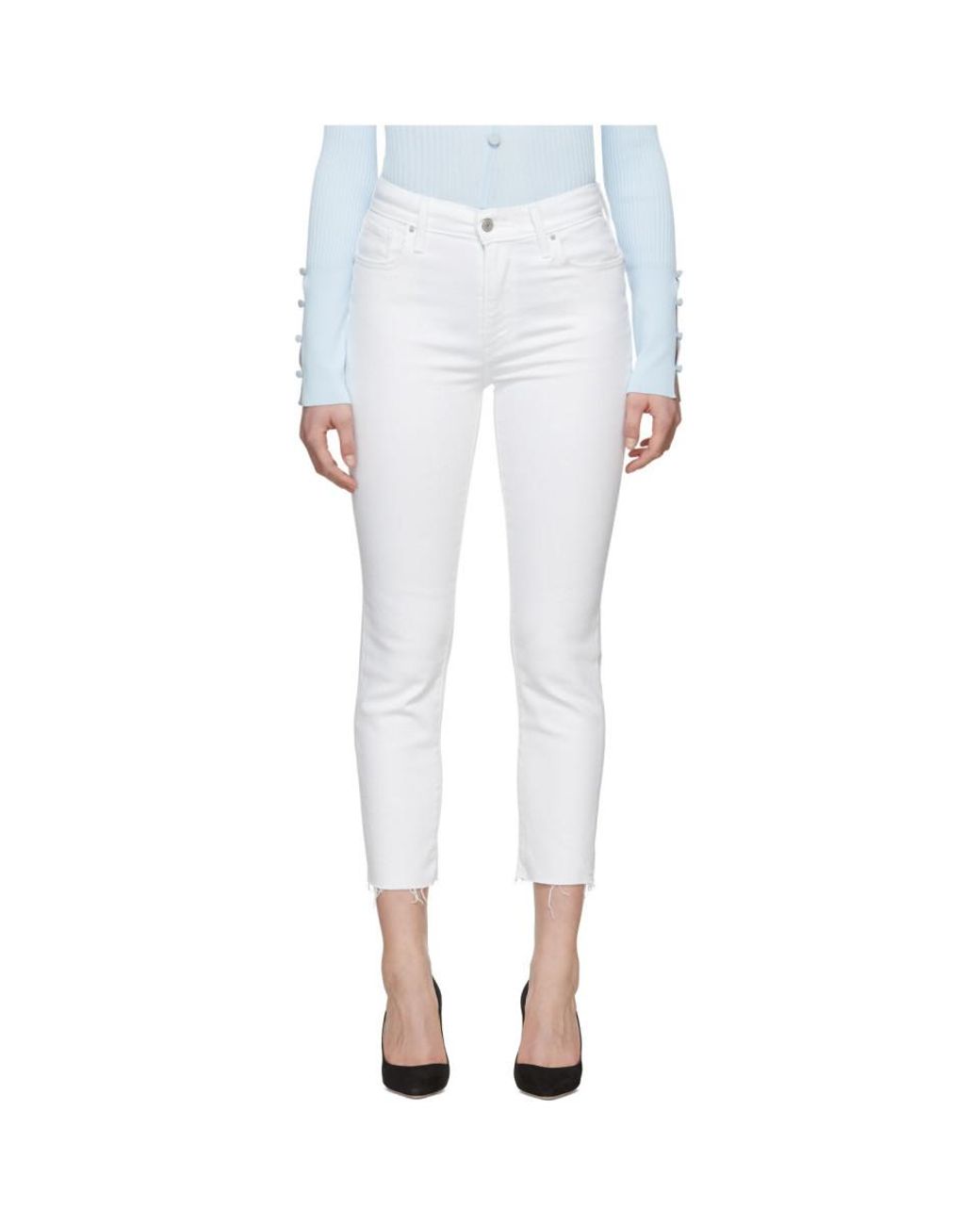 Levi's White 724 High-rise Straight Jeans | Lyst