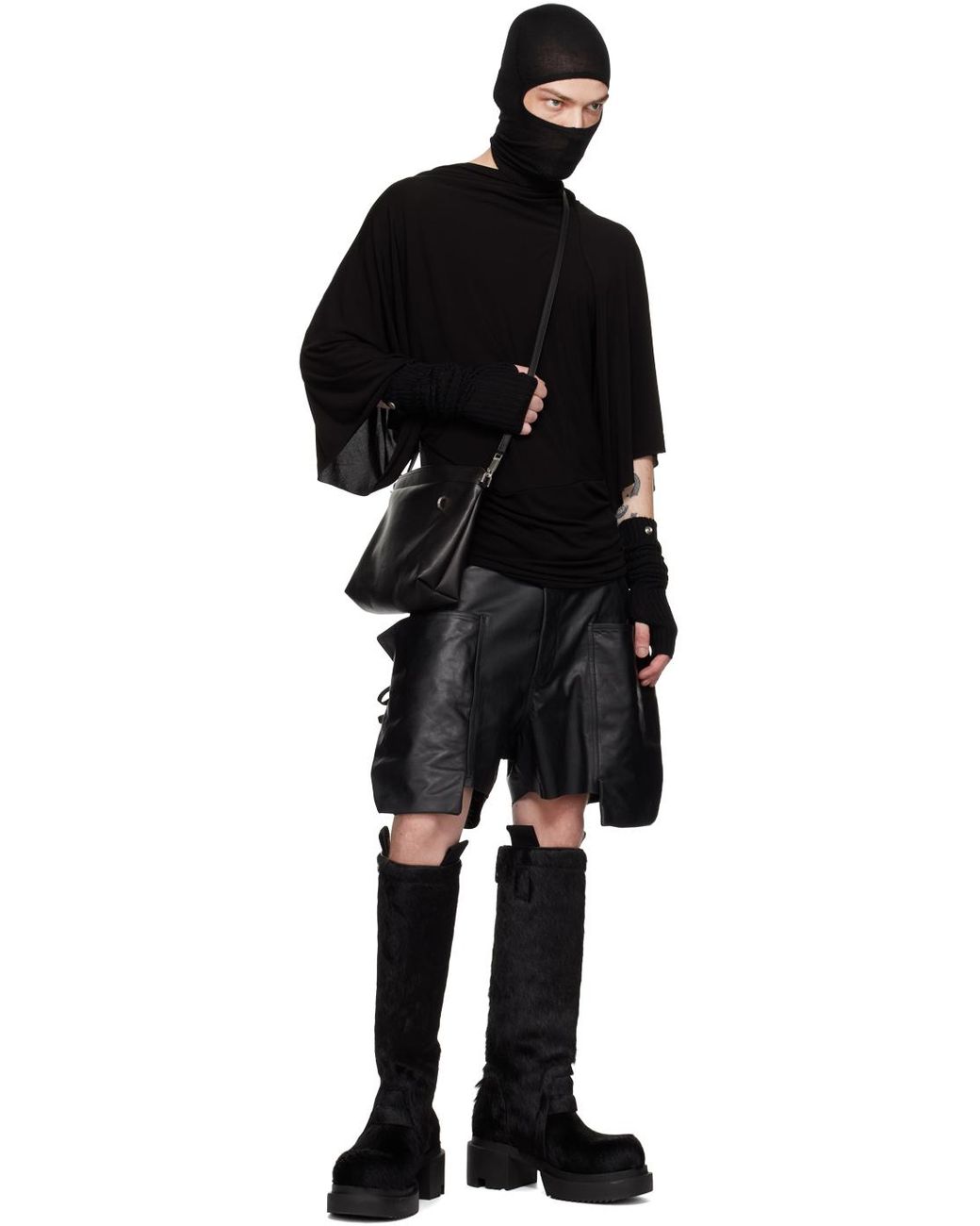 Rick Owens Rasato Knit Arm Warmers in Black for Men | Lyst UK
