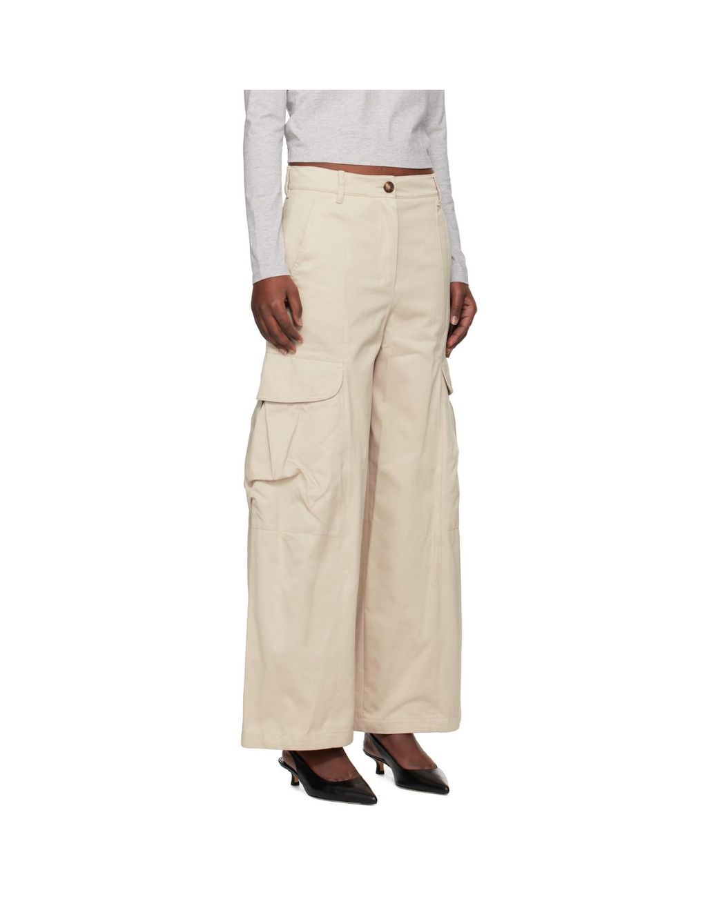 Max Mara Natural Rosatea Trousers