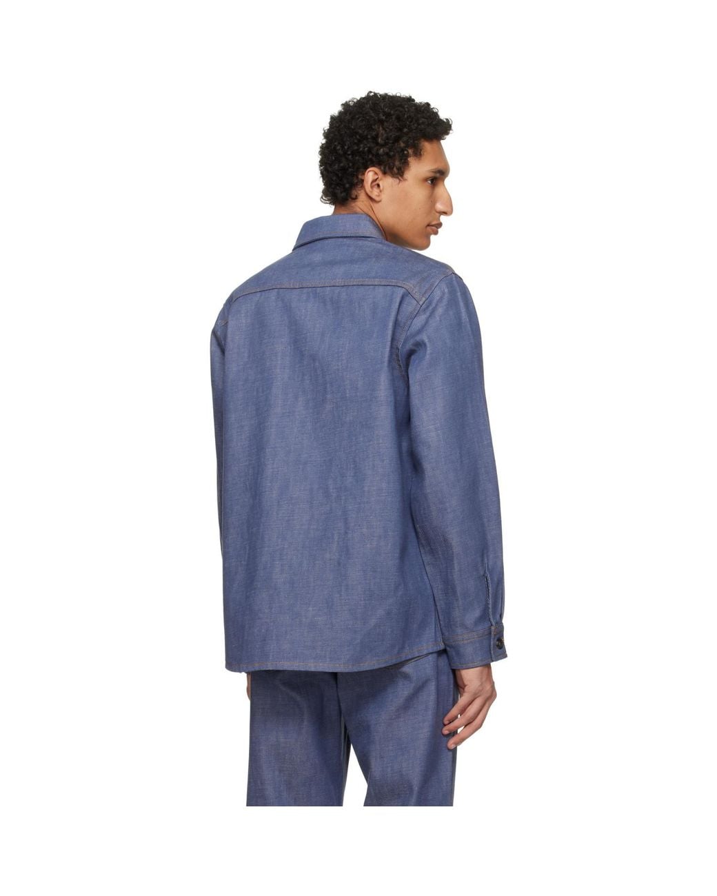 A.P.C. Blue Noah Denim Jacket for men