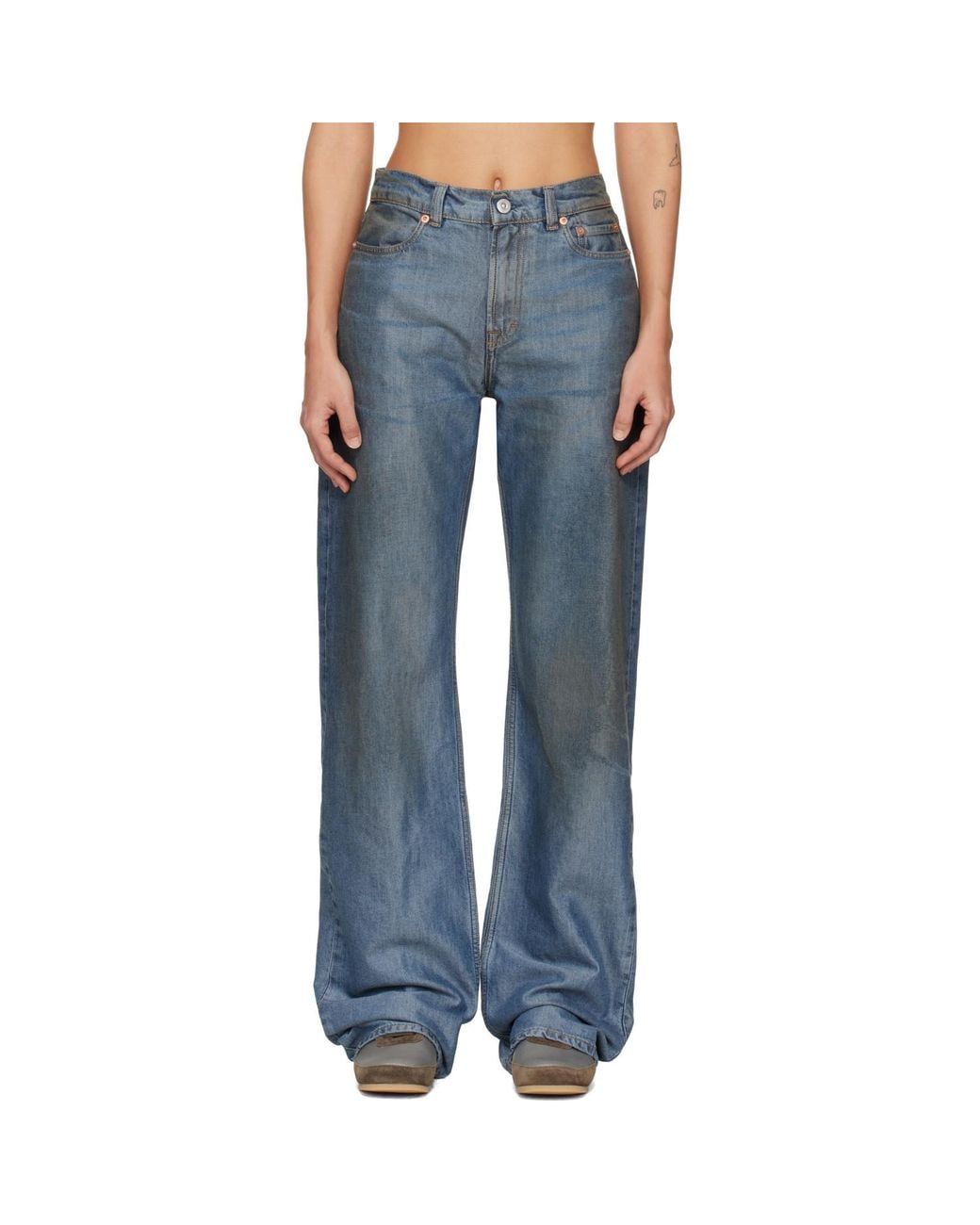 Our Legacy Blue Wata Cut Jeans