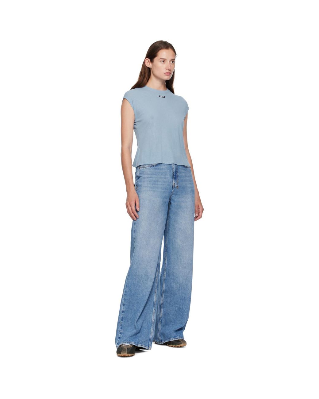 Ksubi Blue Staple Short Sleeve T-Shirt