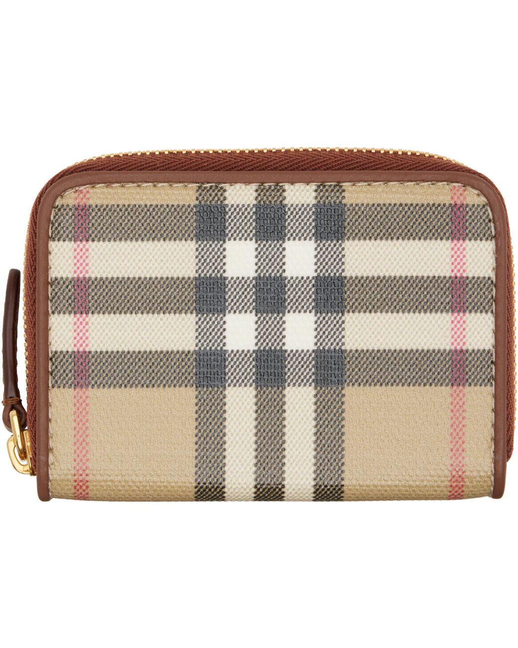 Burberry Multicolor Check Coin Pouch