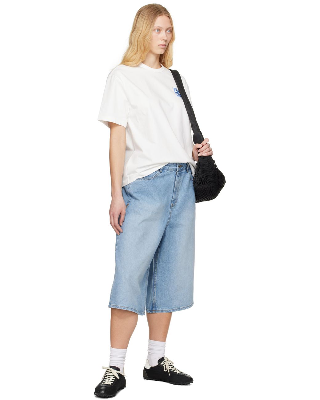 ADERERROR◆Sig; TRS Tag shorts 01 Adererror Sig; Trs Tag 01 Denim Shorts in Black | Lyst