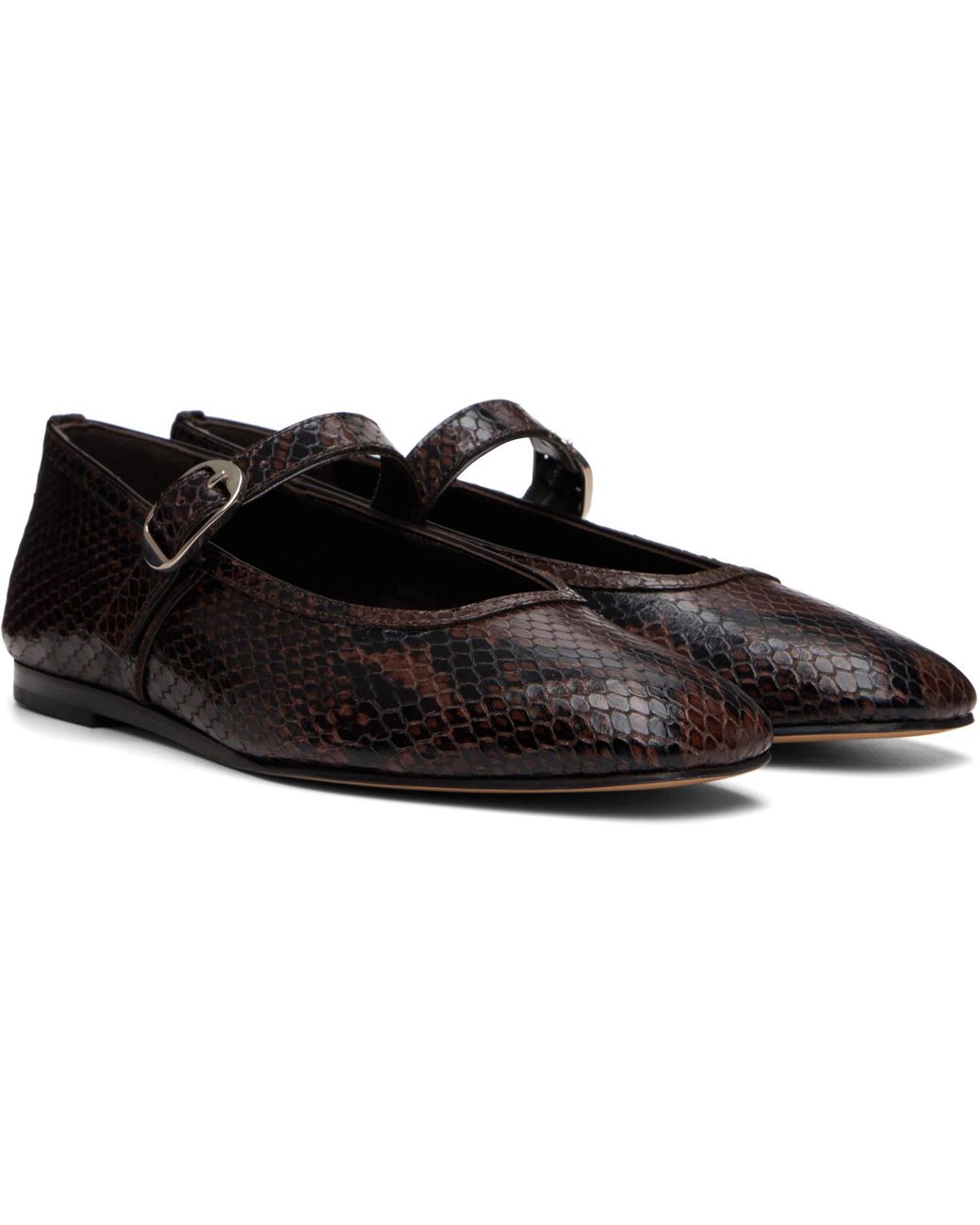 Le Monde Beryl Black Ballet Mary Jane Ballerina Flats