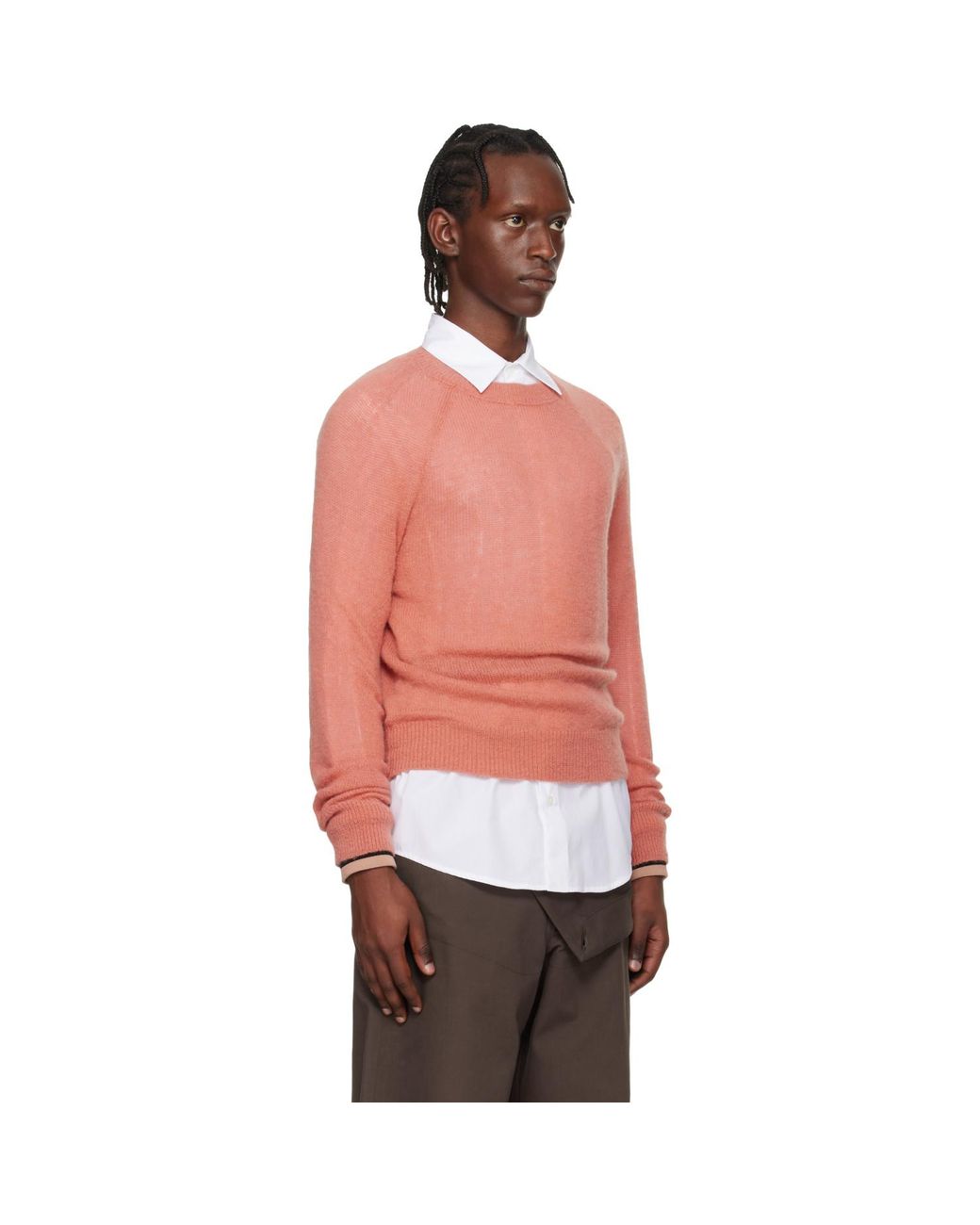 Dries Van Noten Multicolor Alpaca Sweater for men