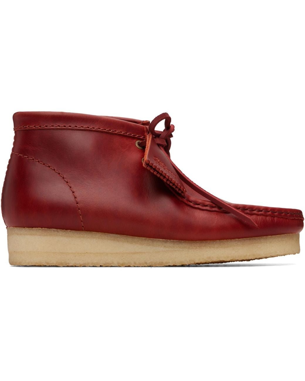 Clarks Red Wallabee Boots for men