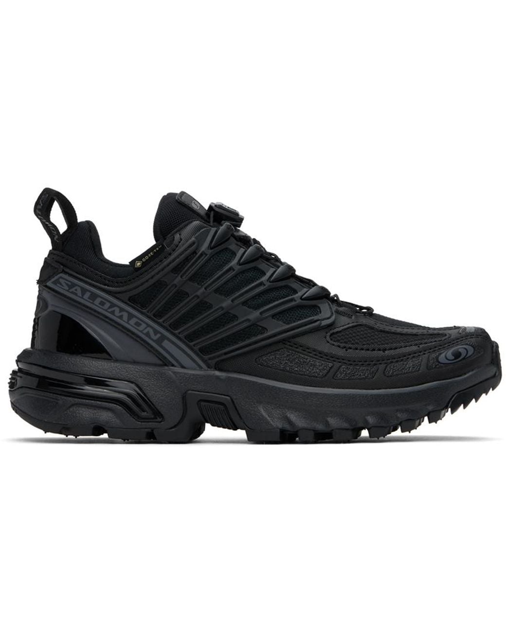 Salomon Waterproof GORE-TEX Textured Sneakers in Black for Salomon Waterproof GORE-TEX Textured Sneakers in Black for