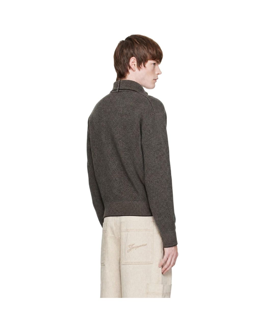 Jacquemus Black 'Le Pelota' Cardigan for men