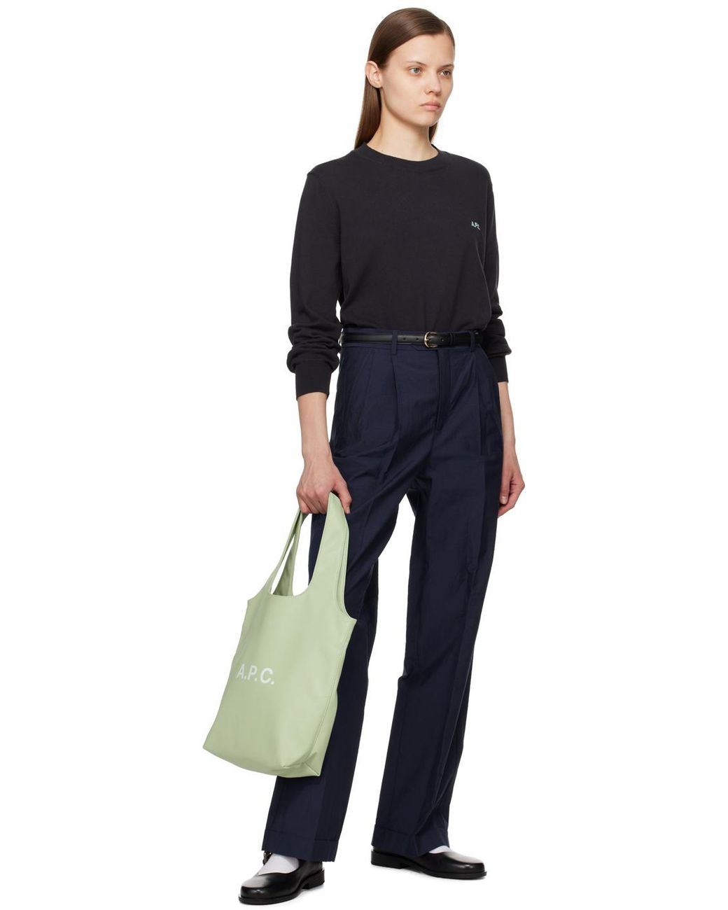 A.P.C. Green Ninon Bag