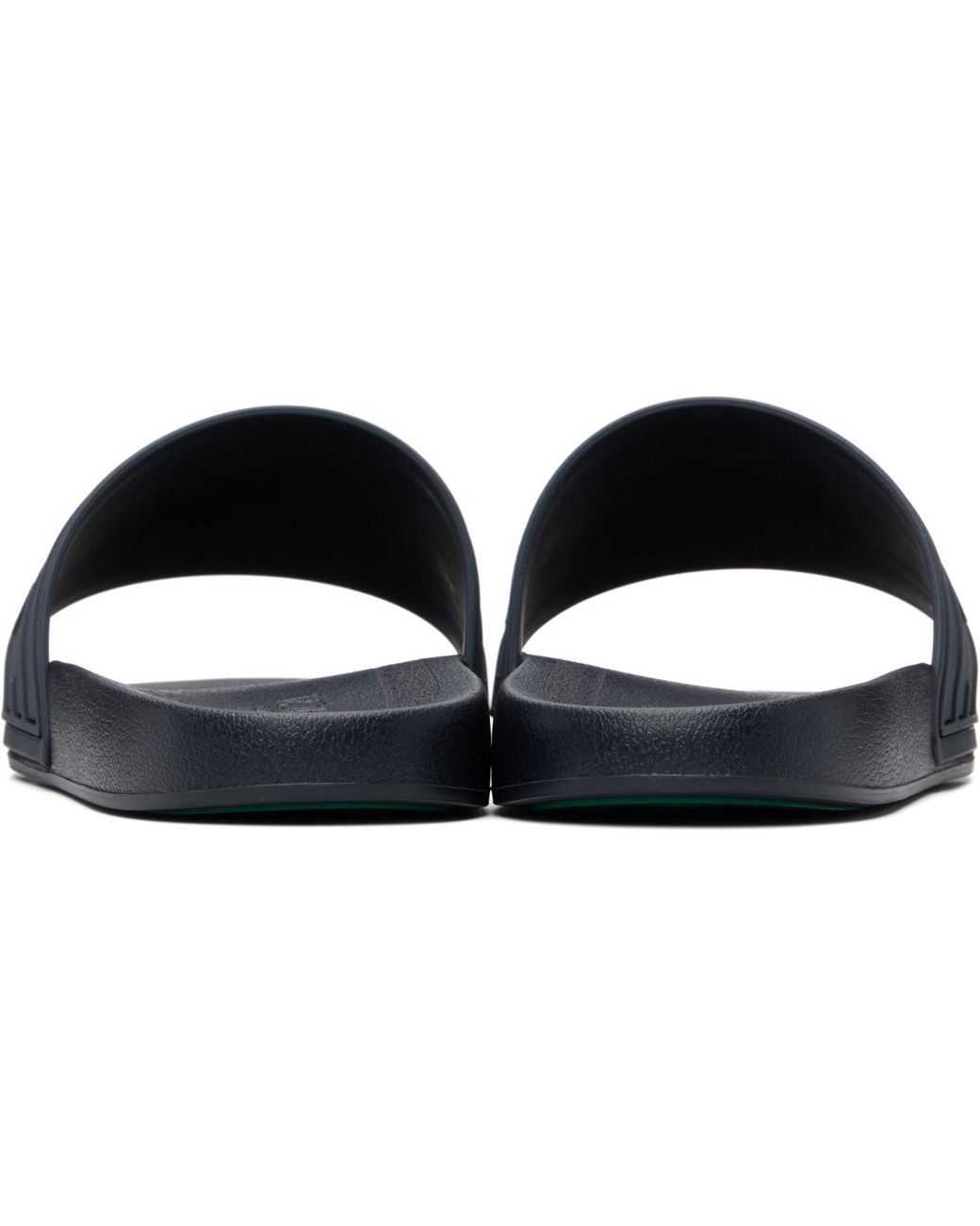 Casablanca Blue Logo Pool Slides for men