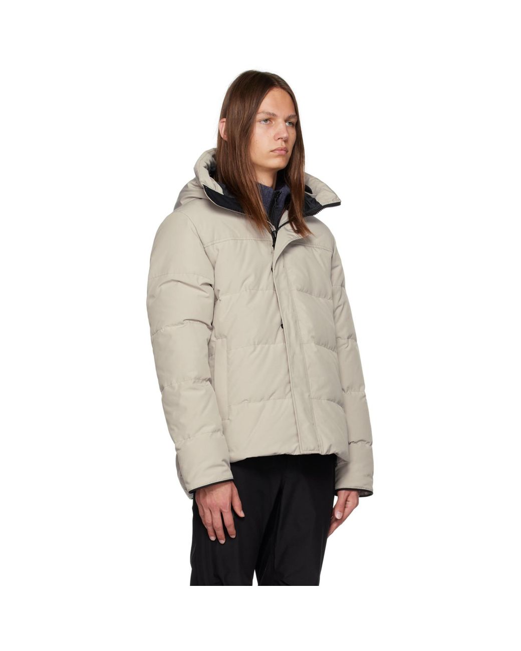 Canada Goose Black Beige Macmillan Down Jacket for men