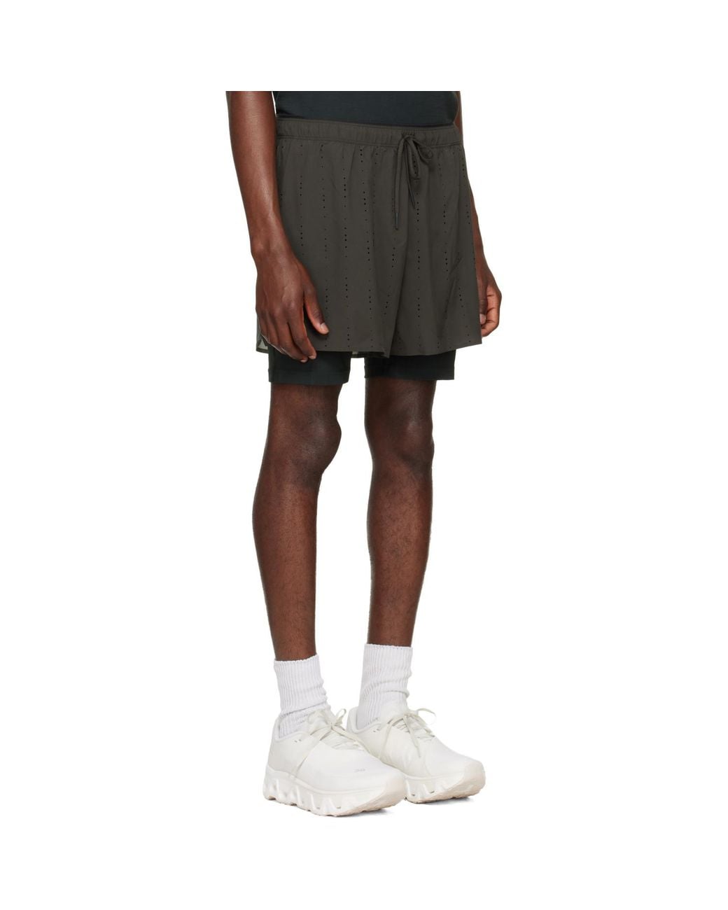 Post Archive Faction PAF Black On Edition Zero 2-In-1 Shorts for men