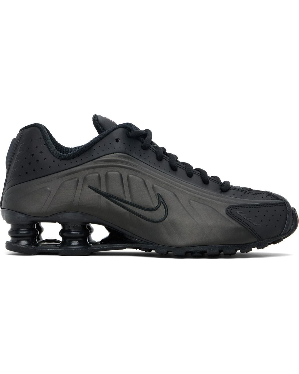 Nike Black Shox R4 Sneakers for men