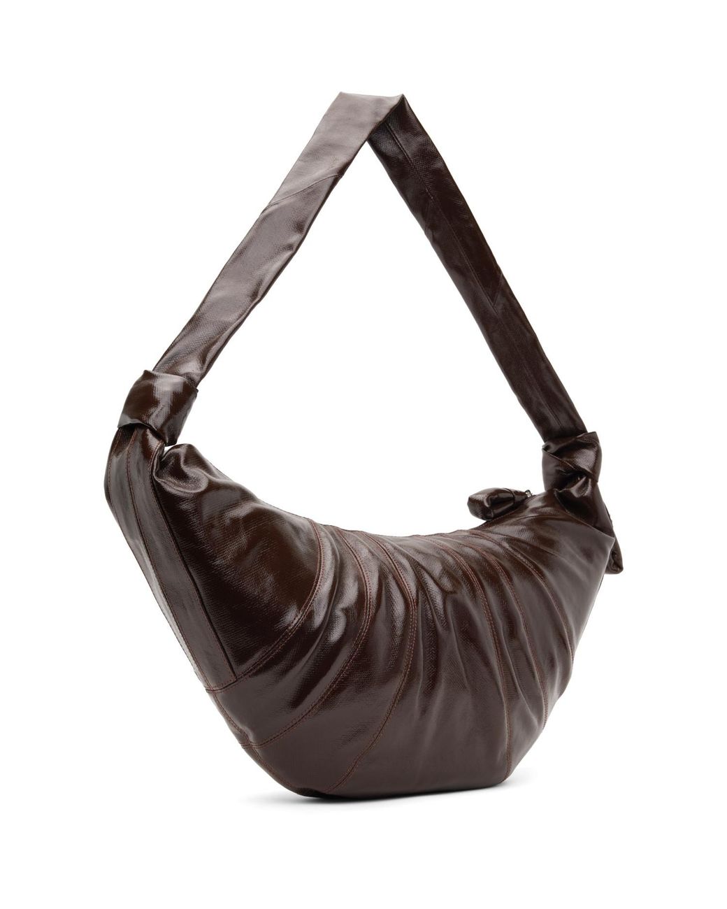 Lemaire Brown Large Croissant Bag for men