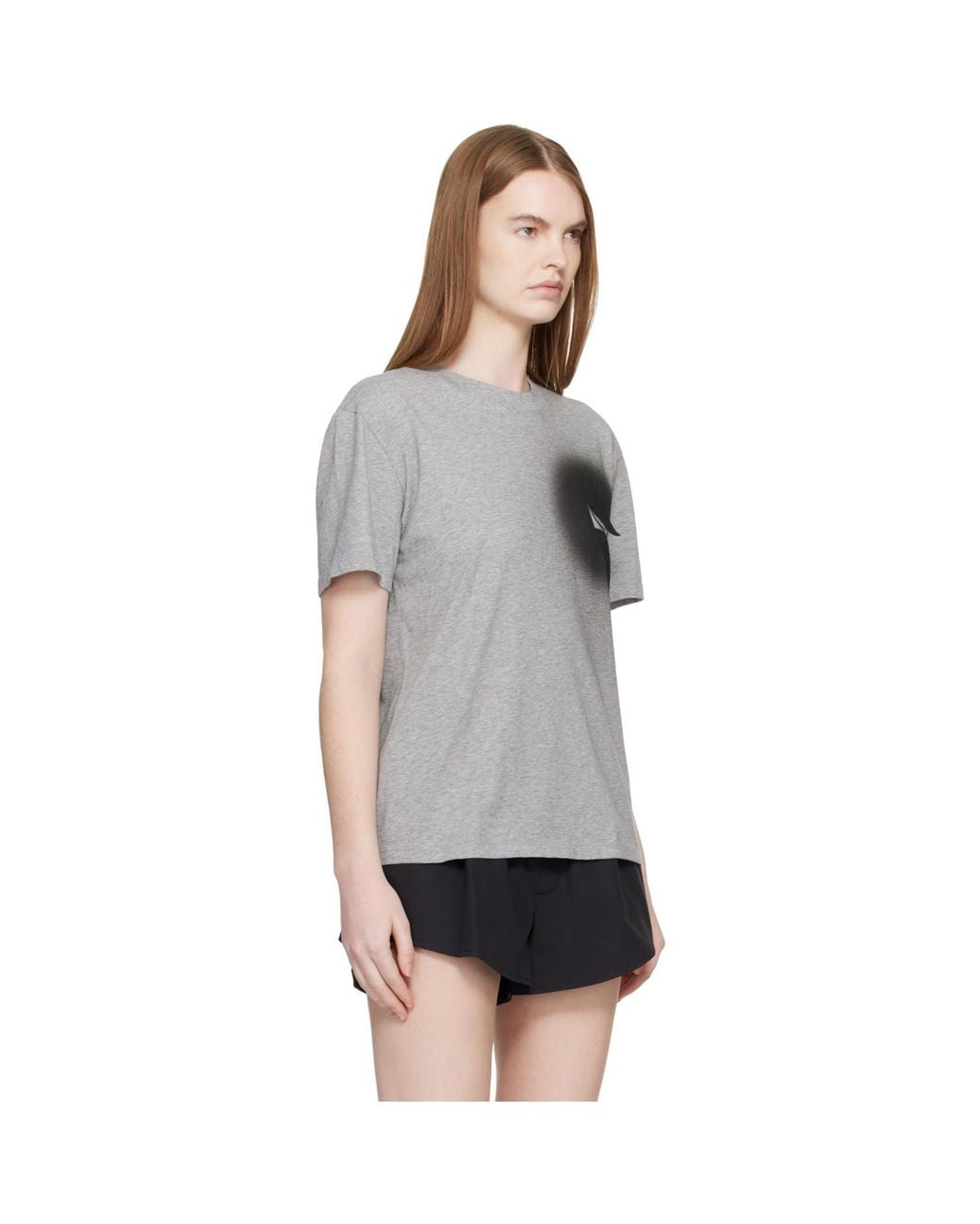 MM6 by Maison Margiela Black Spray Paint T-Shirt
