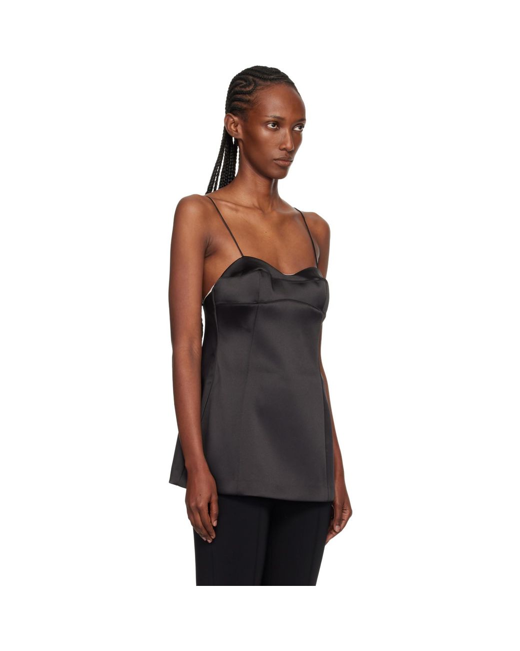 Rohe Black Bustier Top