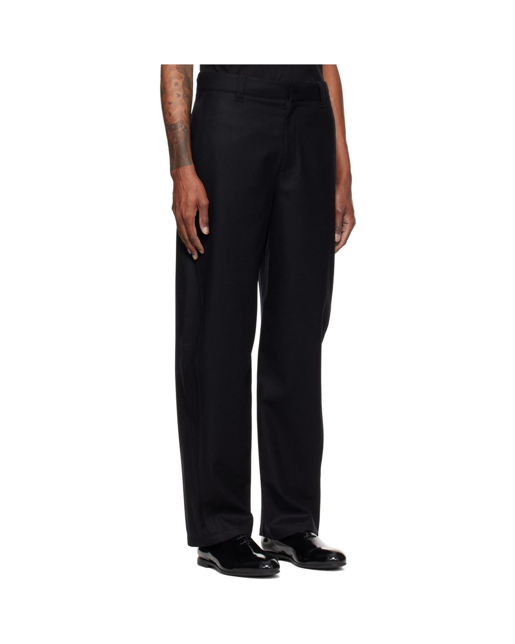 Givenchy Black Couture Seam Trousers for men