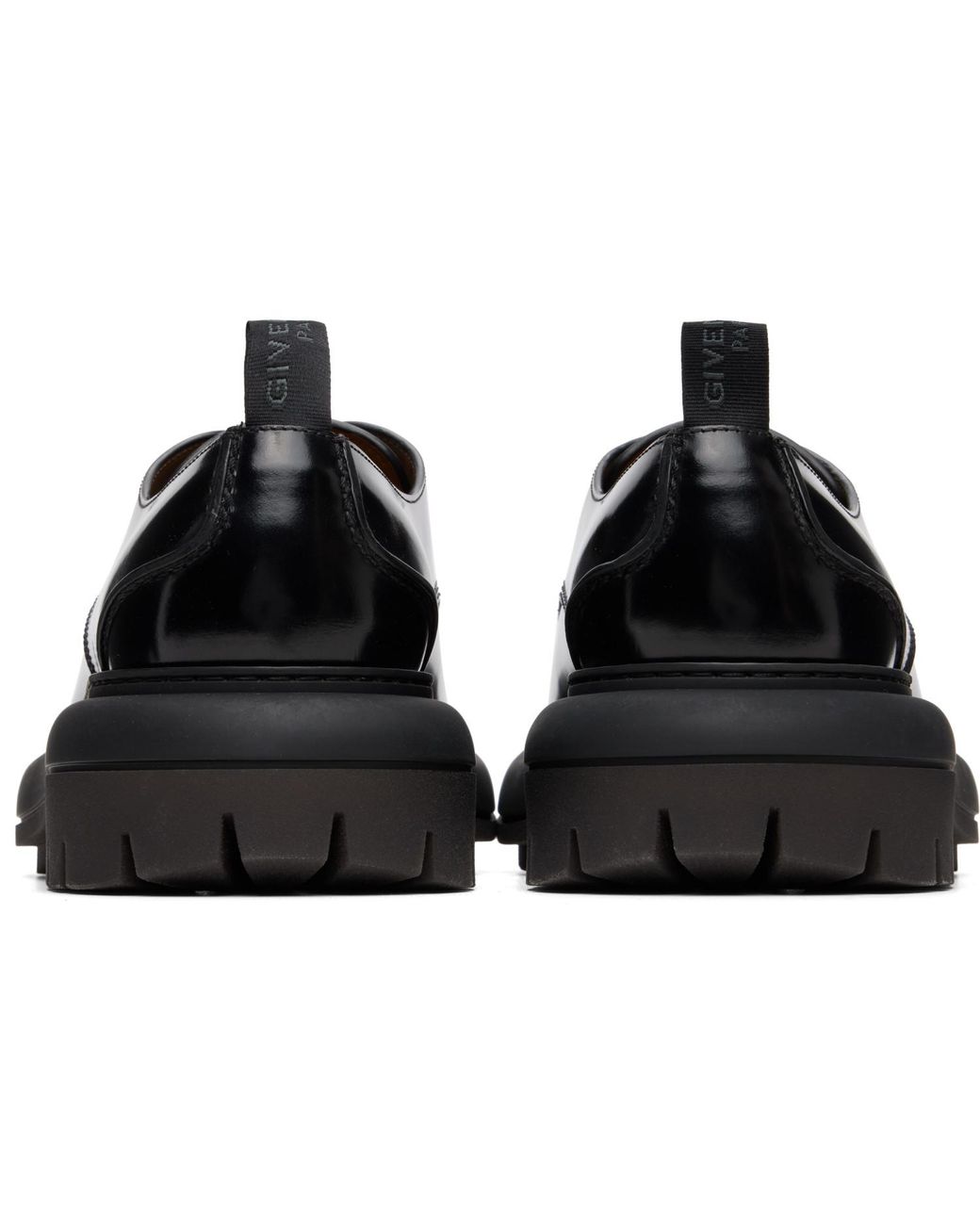Givenchy Black Cargo' Leather Derbys for men