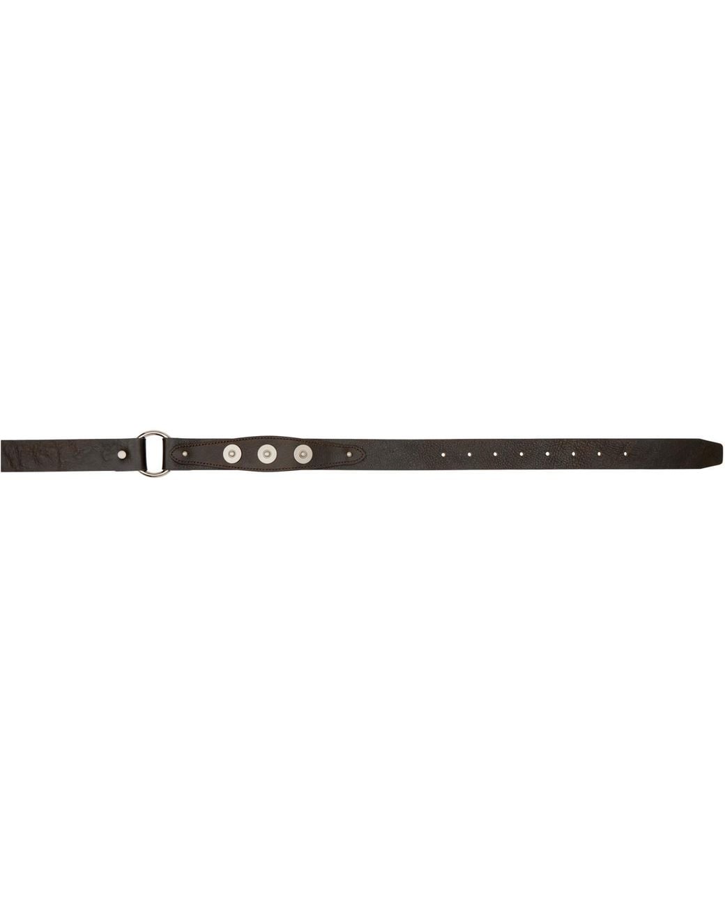 OPEN YY Brown Snap Western Belt