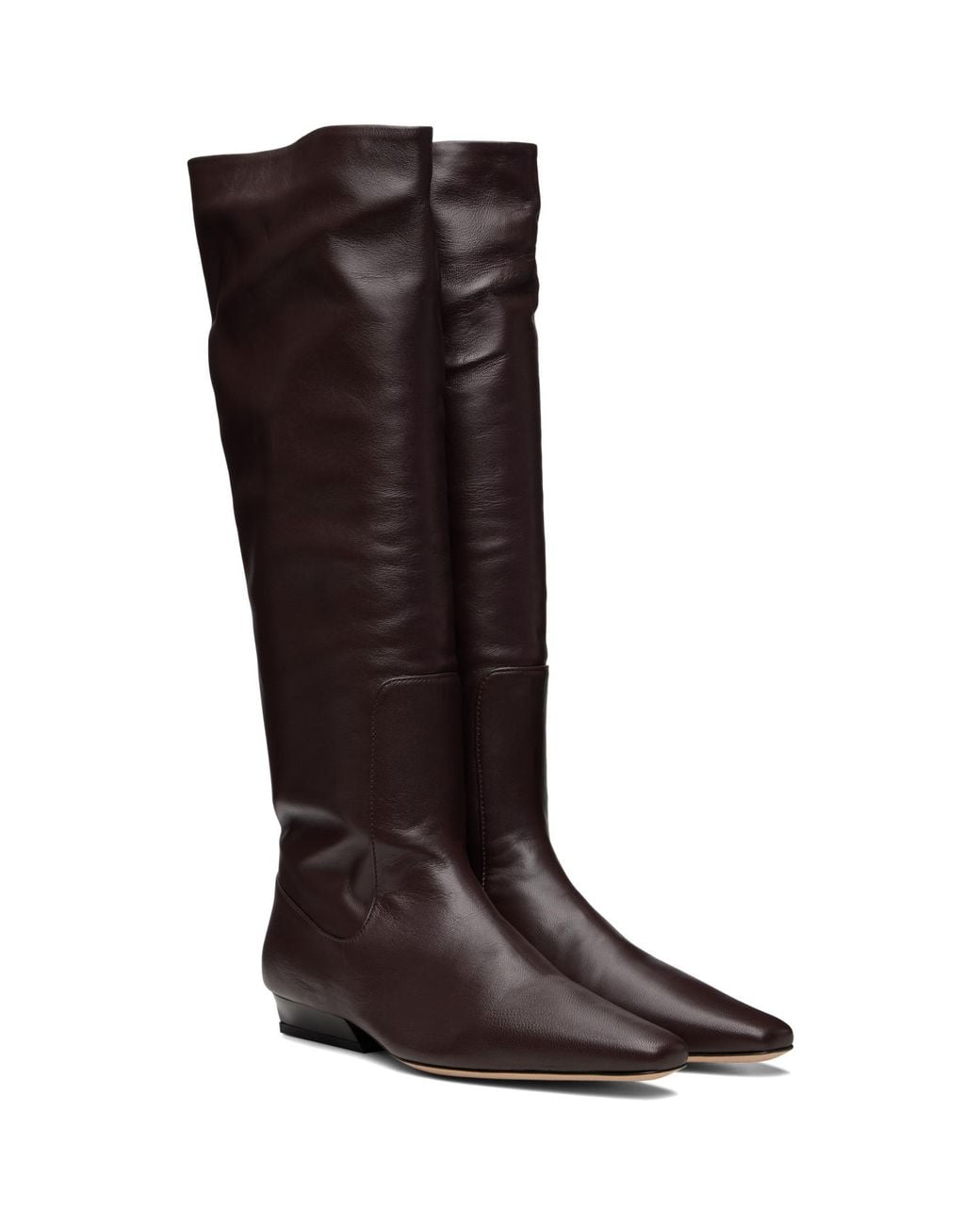 Staud Brown Wally Flat Tall Boots