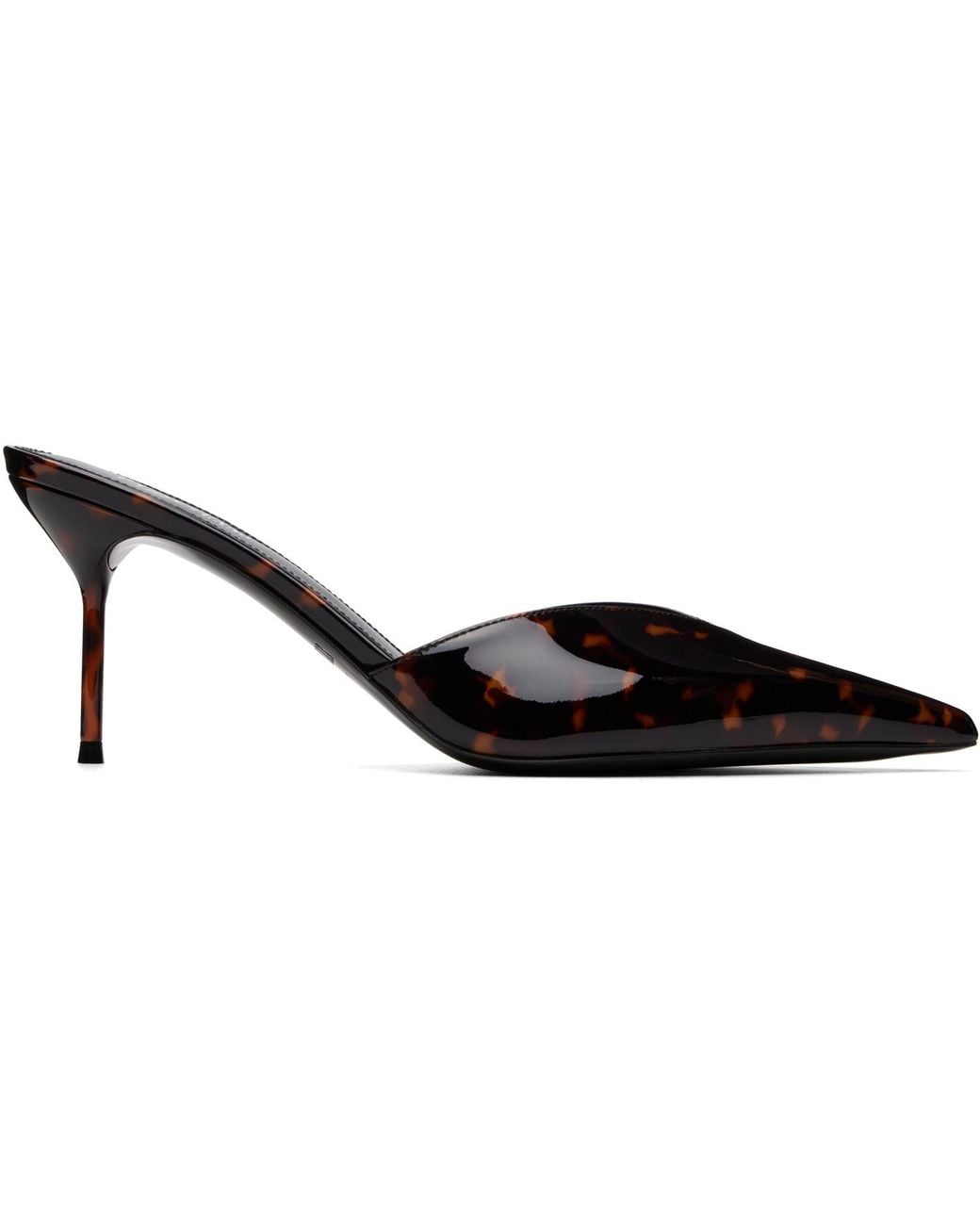 Paris Texas Black Lidia Sabot 70 Heels