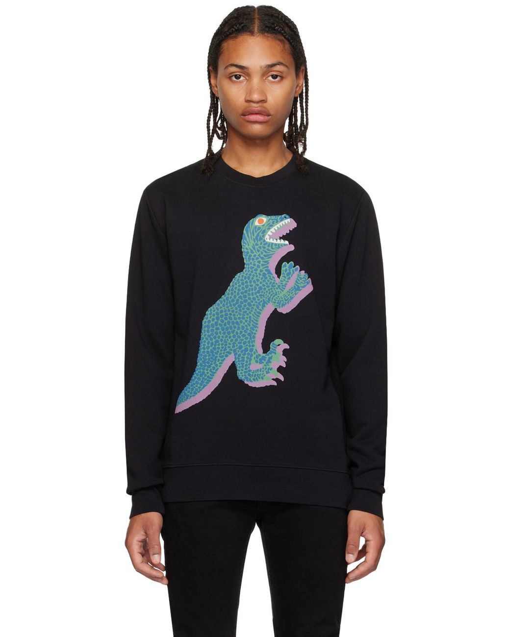 Paul Smith Black Dino Sweatshirt for Men Lyst UK