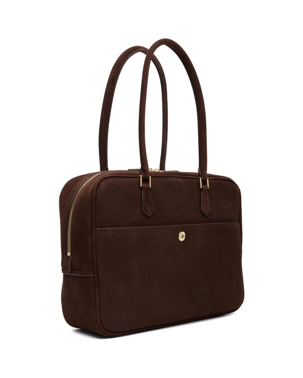 DUNST Brown Classic 28 Suede Bag