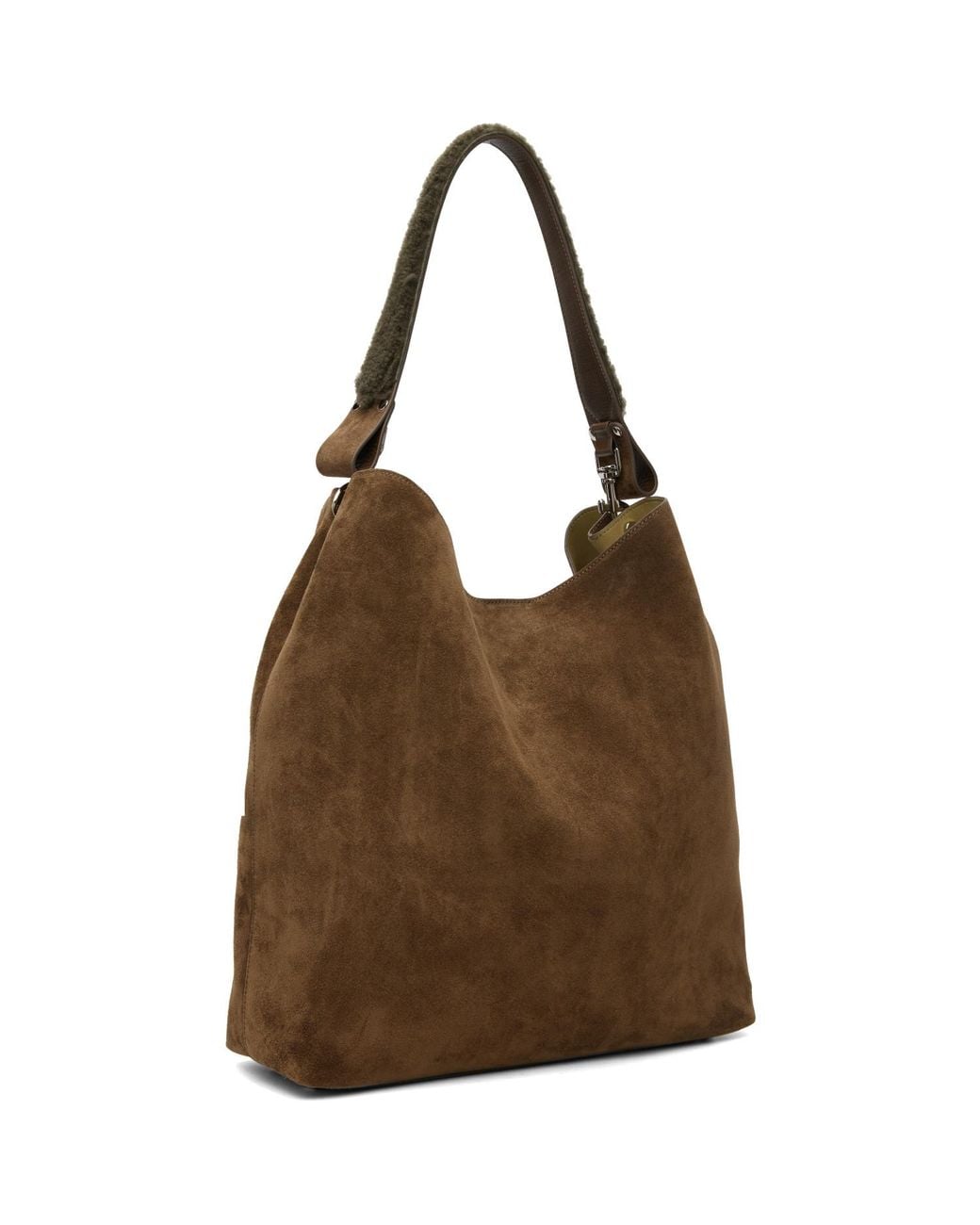 Vivienne Westwood Brown Khaki Lottie Large Shoulder Bag