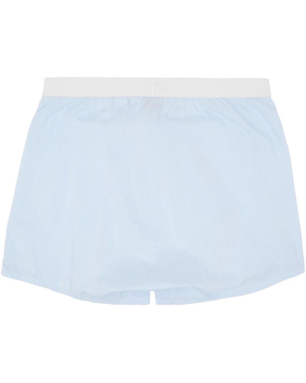 Tom Ford Blue Poplin Boxers for men