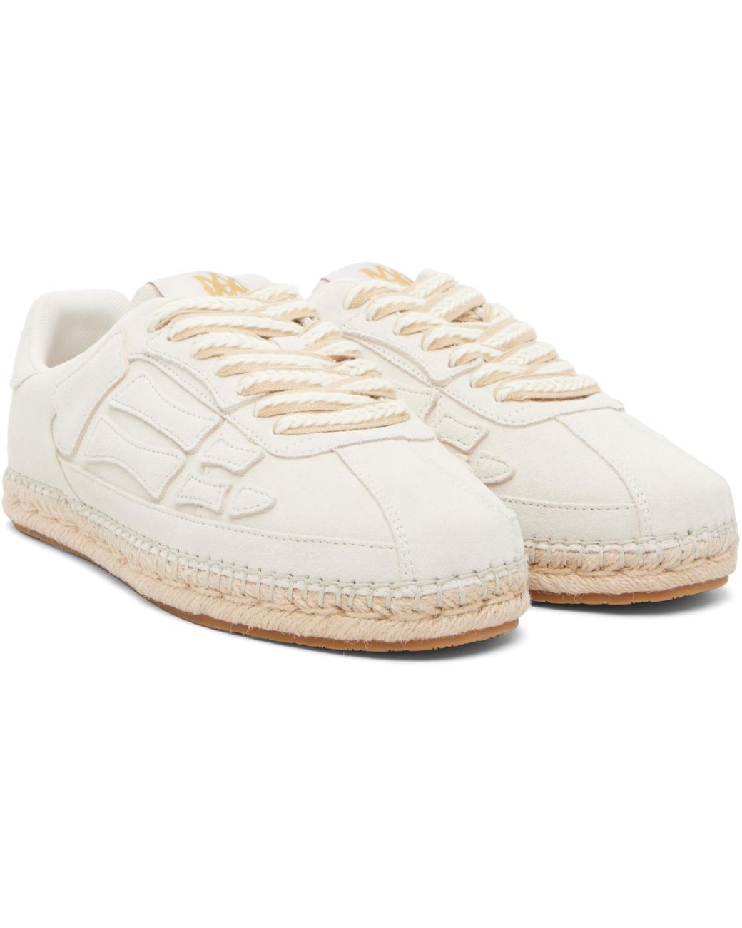 Amiri Black Off- Pacific Bones Espadrilles for men