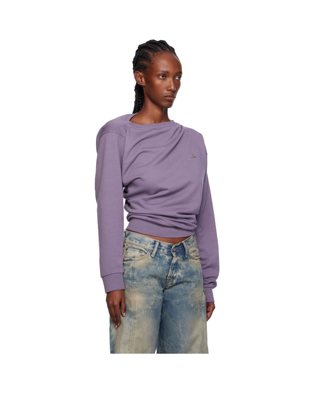 Vivienne Westwood Hebo Sweatshirt in Purple | Lyst