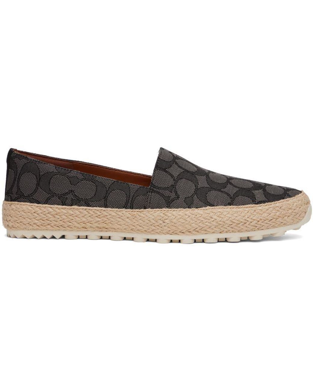 Coach shop espadrilles black