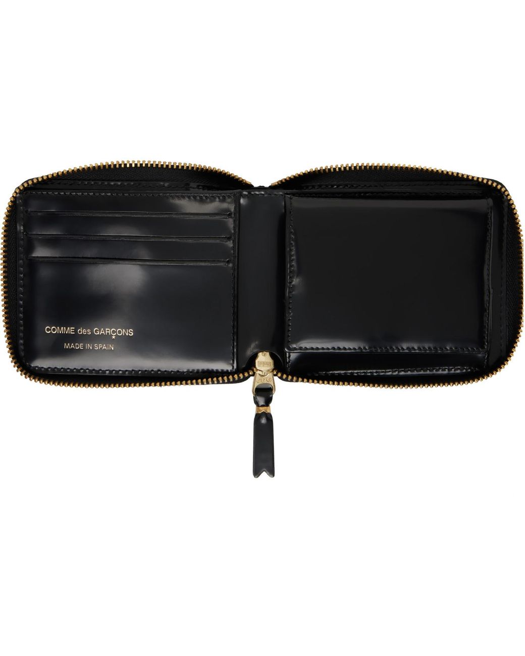 Comme des Garçons Black Dots Embossed Leather Wallet for men